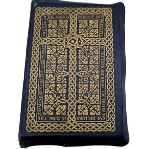 Vintage 1950 The Holy Bible Golden Book Edition Authorized King James Version